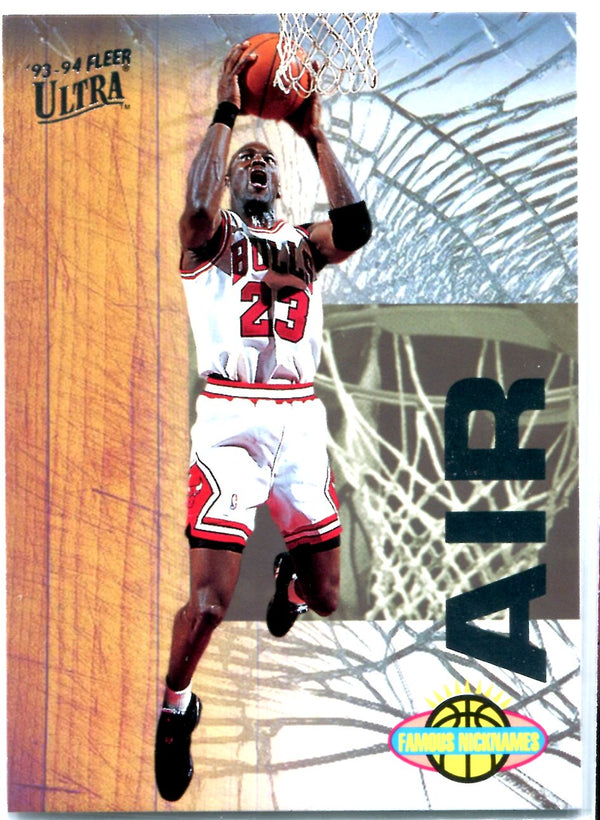 Michael Jordan 1994 Fleer Ultra "Air" Famous Nicknames Card
