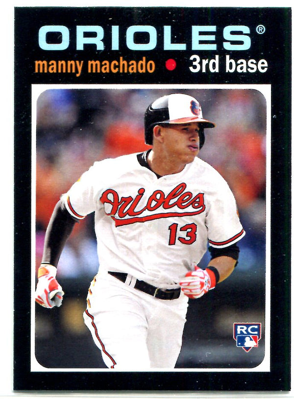 Manny Machado 2013 Topps Heritage Unsigned Mini Card