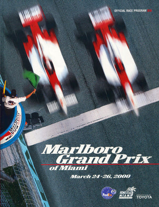 Marlboro Grand Prix of Miami March 26, 2000 Program with Tickets