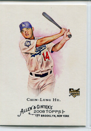 Chin-Lung Hu 2008 Topps Allen & Ginters Rookie Card