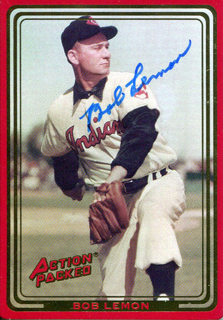 Bob Lemon Autographed 1993 Action Packed Card