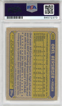 Orel Hershiser Autographed 1987 Topps Card (PSA)
