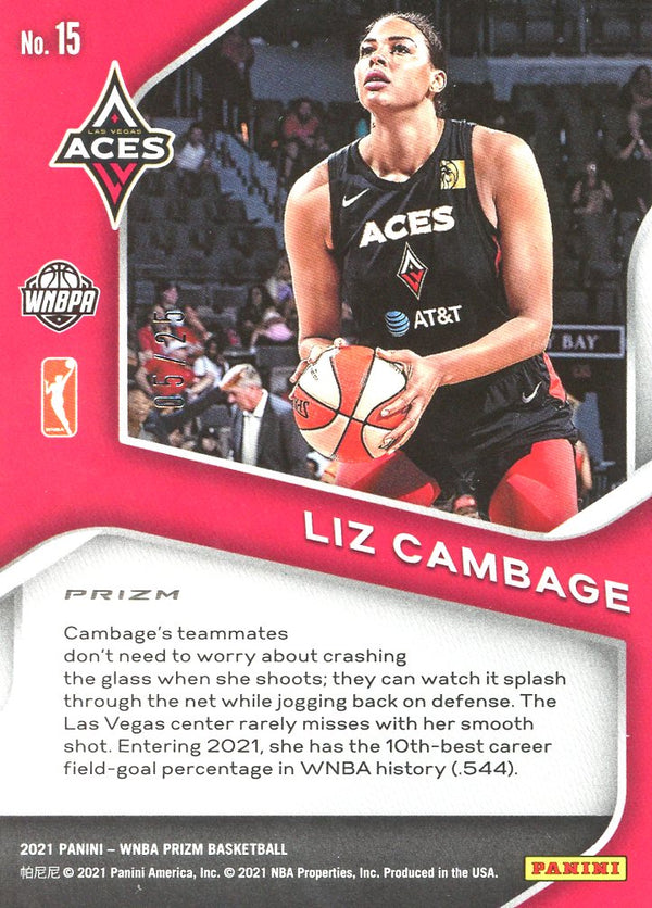 Liz Cambage 2021 Panini Prizm Card #5/25
