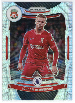 Jordan Henderson 2021-22 Panini Prizm Premier League Soccer Card #86