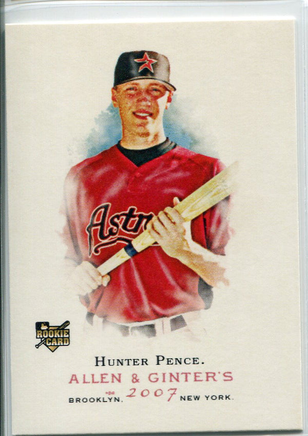 Hunter Pence 2007 Topps Allen & Ginters Rookie Card