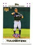 Troy Tulowitzki 2007 Topps Rookie Card