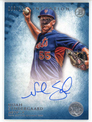 Noah Syndergaard Autographed 2015 Bowman Inception Card #PA-NS