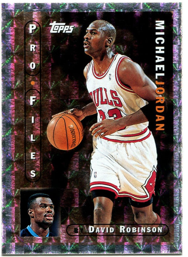 Michael Jordan David Robinson Topps Pro Files 1996
