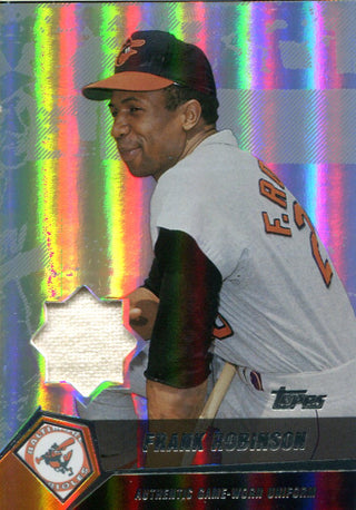 Frank Robinson 2004 Topps Jersey Card