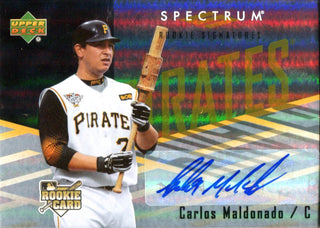 Carlos Maldonado Autographed 2007 Upper Deck Spectrum Rookie Card