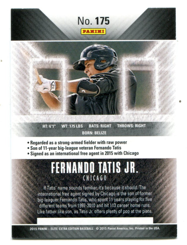 Fernando Tatis Jr 2015 Panini Elite Extra Edition Baseball Card #175