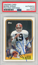 Bernie Kosar Autographed 1988 Topps Card (PSA)