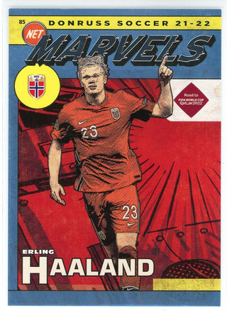 Erling Haaland 2021-22 Panini Donruss Marvels Card #5
