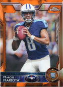 Marcus Mariota 2015 Topps Chrome Orange Refractor Rookie Card