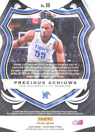 Precious Achiuwa 2020 Panini Prizm Rookie Card
