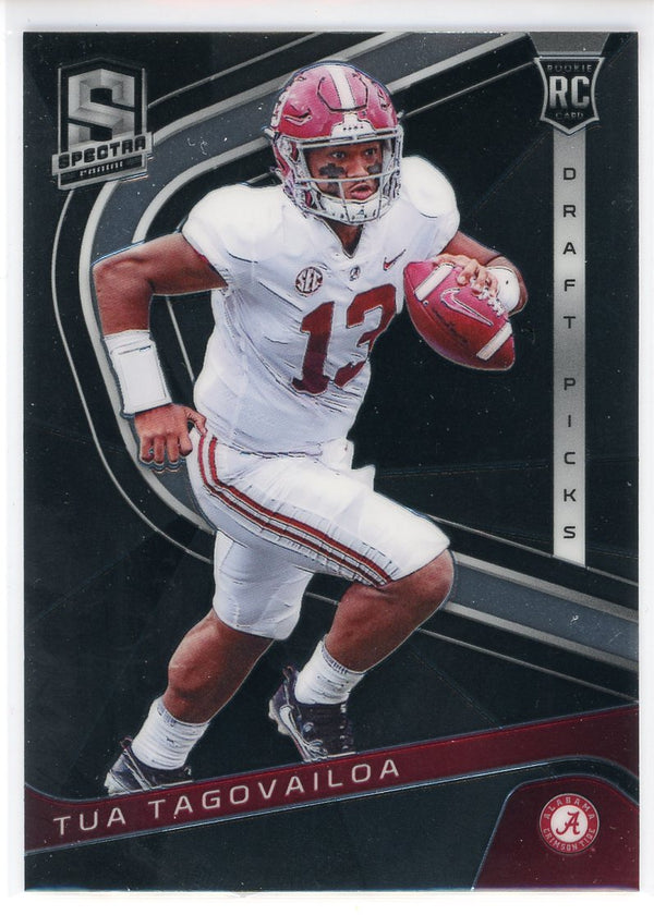 Tua Tagovailoa 2020 Panini Chronicles Draft Picks Spectra Rookie Card #3