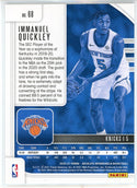 Immanuel Quickley 2020-21 Panini Absolute Rookie Card #68