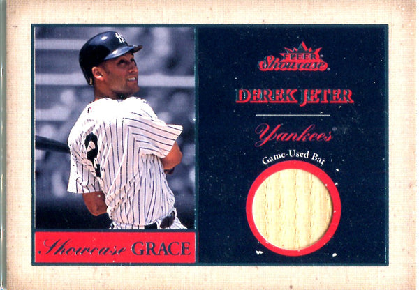 Derek Jeter 2004 Fleer Game-Used Bat Card