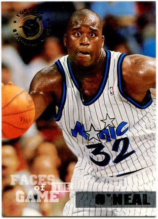 Shaquille O'neal Faces of the Game Topps 1995