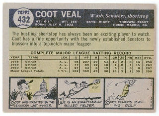 Coot Veal 1961 Topps Card #432