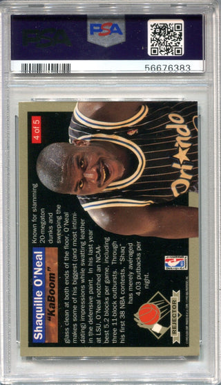 Shaquille O`Neal 1992 Fleer Ultra Rejectors #4 PSA NM-MT 8 Card