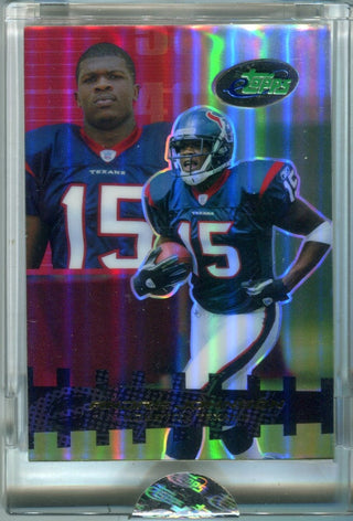 Andre Johnson 2003 eTopps #61 Encased/Uncirculated Rookie Card
