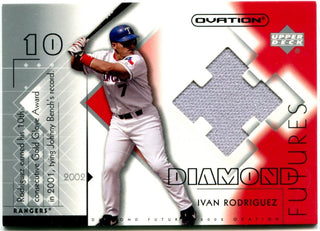 Ivan Rodriguez 2002 Upper Deck Jersey Card