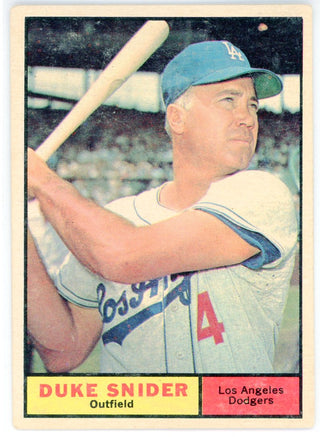 Duke Snider 1961 Topps Card #443