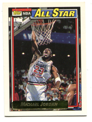 Michael Jordan 1992 Topps All-Star Gold #115 Card