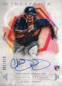 Christin Stewart Autographed 2019 Topps Inception Rookie Card