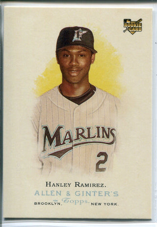 Hanley Ramirez 2006 Topps Allen & Ginters Rookie Card