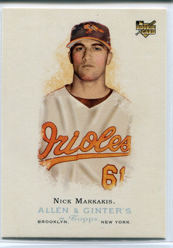 Nick Markakis 2006 Topps Allen & Ginters Rookie Card