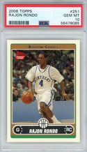 Rajon Rondo 2006 Topps Rookie Card #251 (PSA)