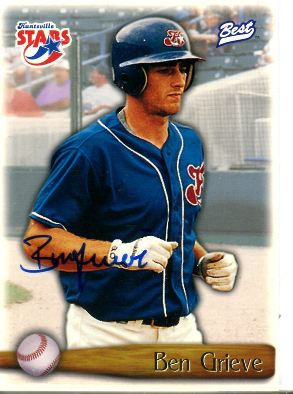 Ben Grieve 1999 The Best Card Company Autographed Card