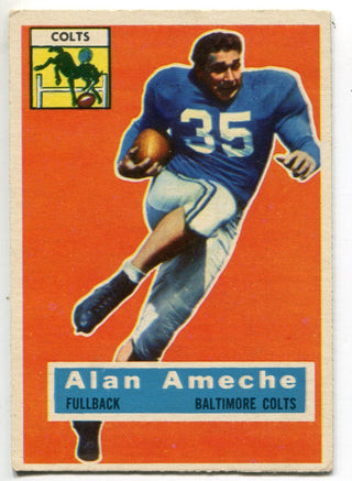 Alan Ameche 1956 Topps Football Card #12