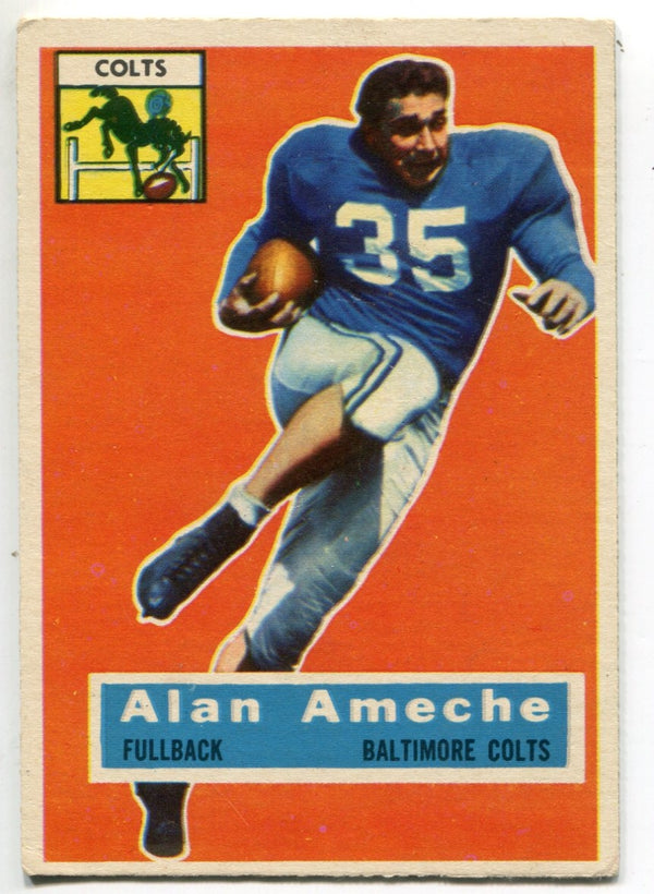 Alan Ameche 1956 Topps Football Card #12