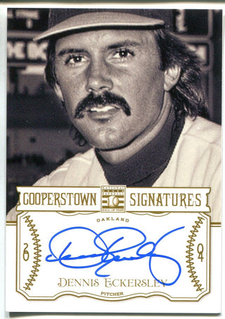 Dennis Eckersley 2013 Panini Cooperstown Signatures Autographed Card #283/500