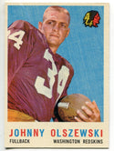 Johnny Olszewski 1959 Topps Football Card #115