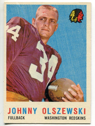 Johnny Olszewski 1959 Topps Football Card #115