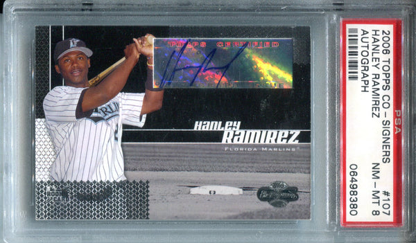 Hanley Ramirez 2006 Topps Cosigners Rookie Card  (PSA)