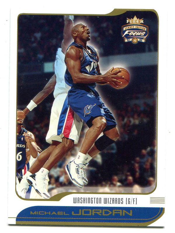 Michael Jordan 2002 Fleer Focus #95 Card