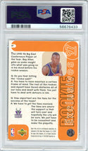 Ray Allen 1996 Upper Deck Rookie Exclusives Card #R7 (PSA Mint 9)