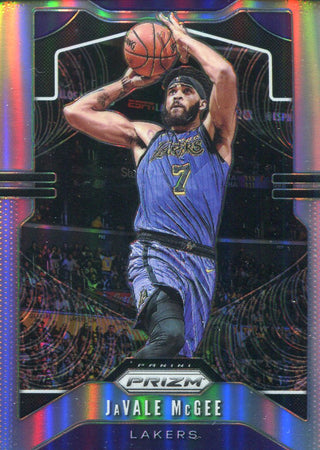 JaVale McGee 2019-20 Panini Prizm Silver Card