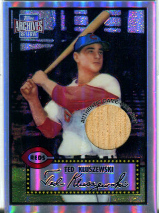 Ted Kluszewski 2001 Topps Archives Reserve Bat Card