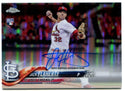 Jack Flaherty 2018 Topps Chrome Rookie Card Auto Refractor 349/499