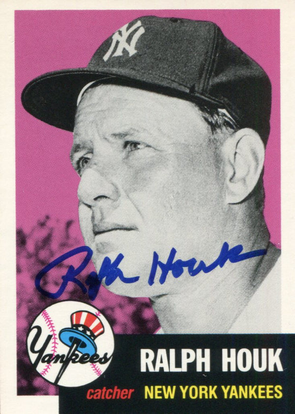 Ralph Houk Autographed Topps Archives 1953 Series Card