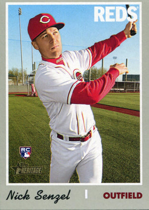 Nick Senzel 2019 Topps Heritage Rookie Card