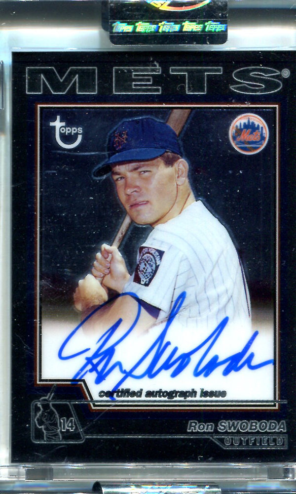 Ron Swoboda 2004 Topps Chrome Sealed Autographed Card