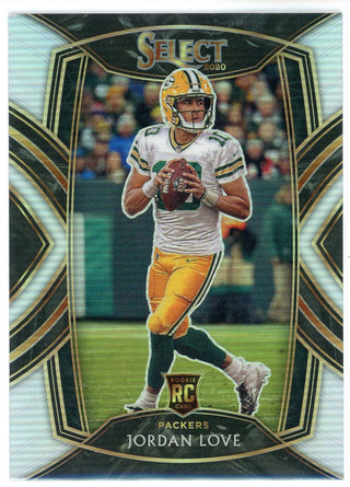 Jordan Love 2020 Panni Select Club Level Prizm Rookie Card #247