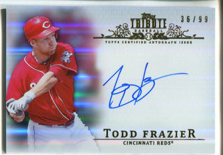 Todd Frazier 2013 Topps Tribute Autographed Card #36/99